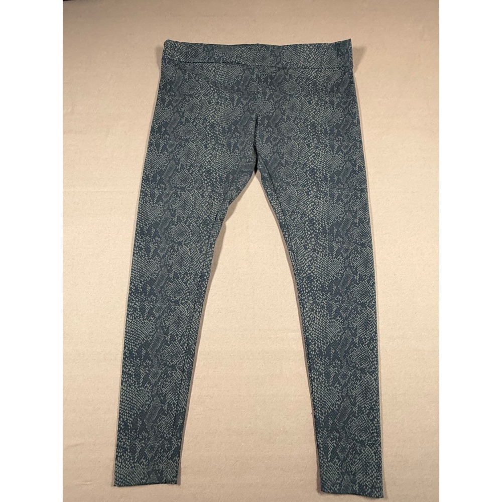 Matty M‎ Snakeskin Print Leggings Athleisure Stretch Pants Womens XL